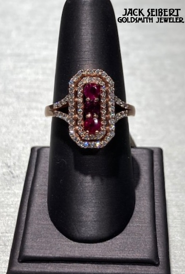Ruby Ring Art Deco Engagement Ring 'reinette' Edwardian Engagement Ring Ruby  Diamond Halo Engagement RING Gold Ruby Diamond Ring Vintage - Etsy